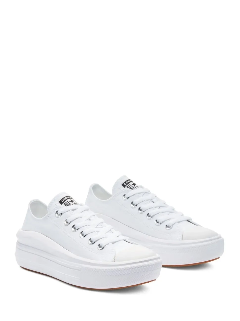 Wit - Converse All Star Move Chuck Ox sneakers met plateauzool