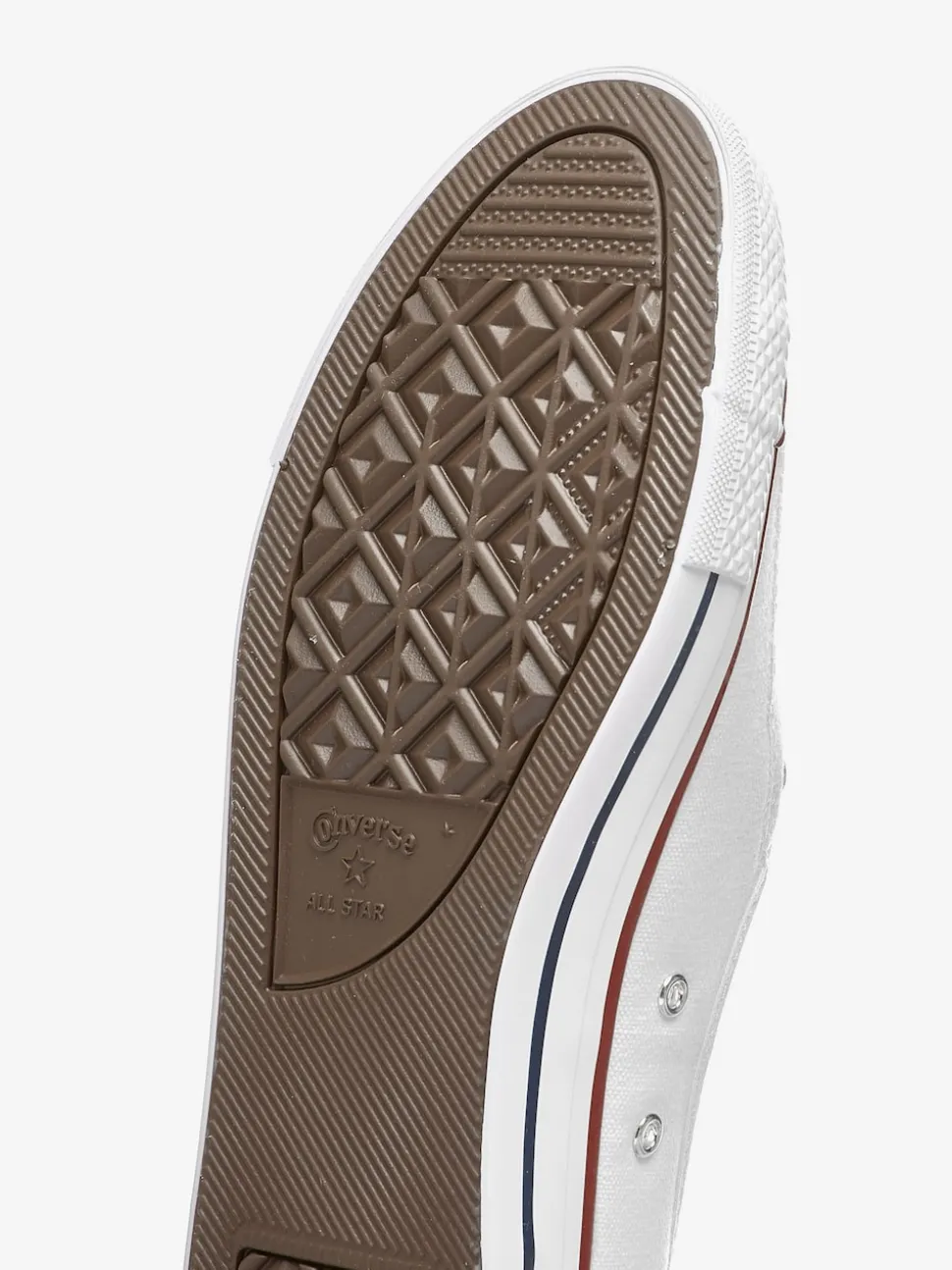 Wit - Converse balletsneakers met veters