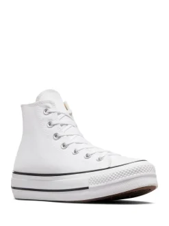 Wit - Converse Lift - Bleke hoge sneakers met plateauzool