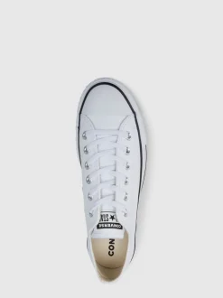 Wit - Converse Platform Lift Chuck Ox sneakers van leer