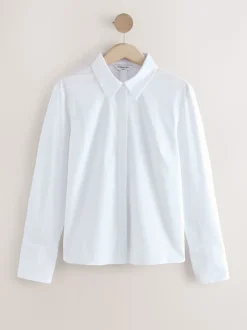 Wit - Fitted Stretch Essential Long Sleeve Shirt