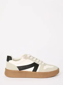Wit - Friends Like These Lace Up Retro Gumsole Sports Trainers