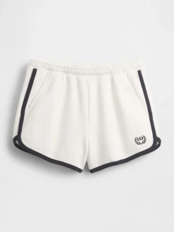 Wit - Gap VintageSoft - dolfijn-sweatshort met logo