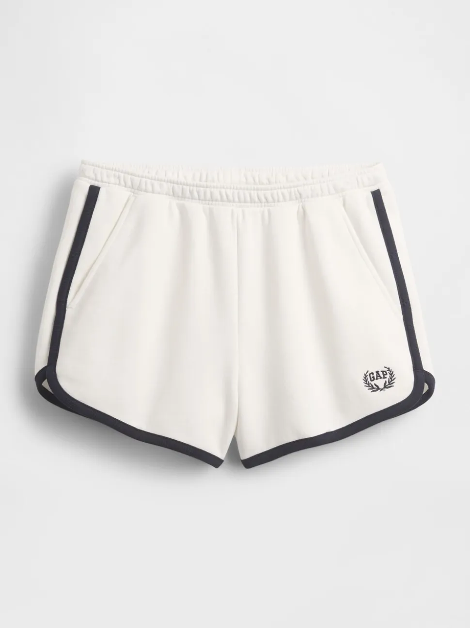 Wit - Gap VintageSoft - dolfijn-sweatshort met logo