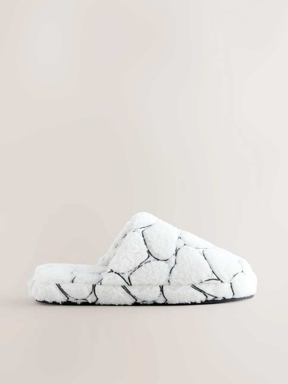 Wit - Heart Borg Mule Slippers