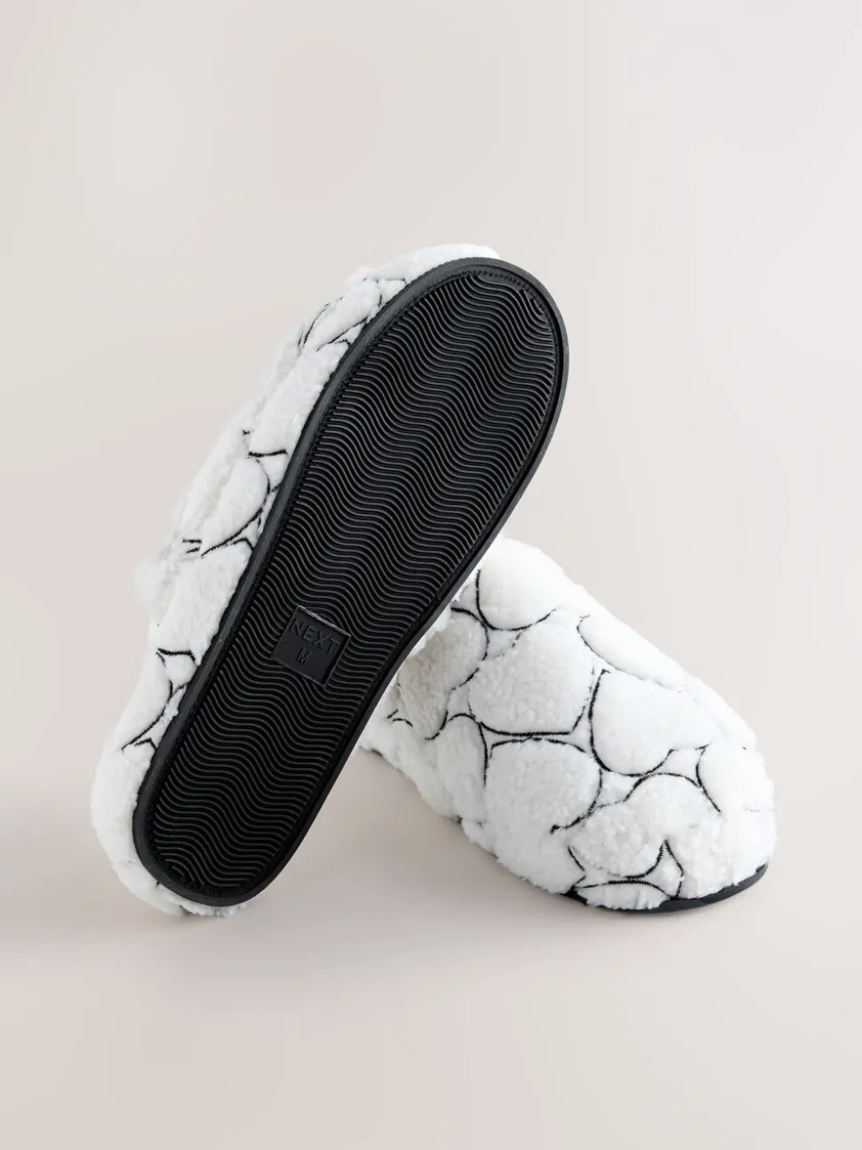 Wit - Heart Borg Mule Slippers