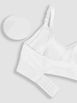 Wit - JoJo Maman Bébé Emma-Jane Padded Seamless Maternity & Nursing Bra