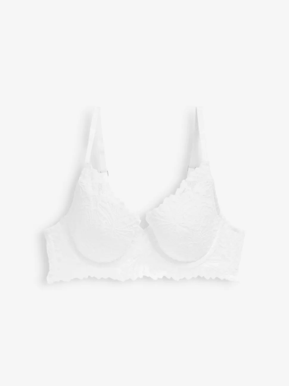 Wit - Kanten ultieme comfortabele beha