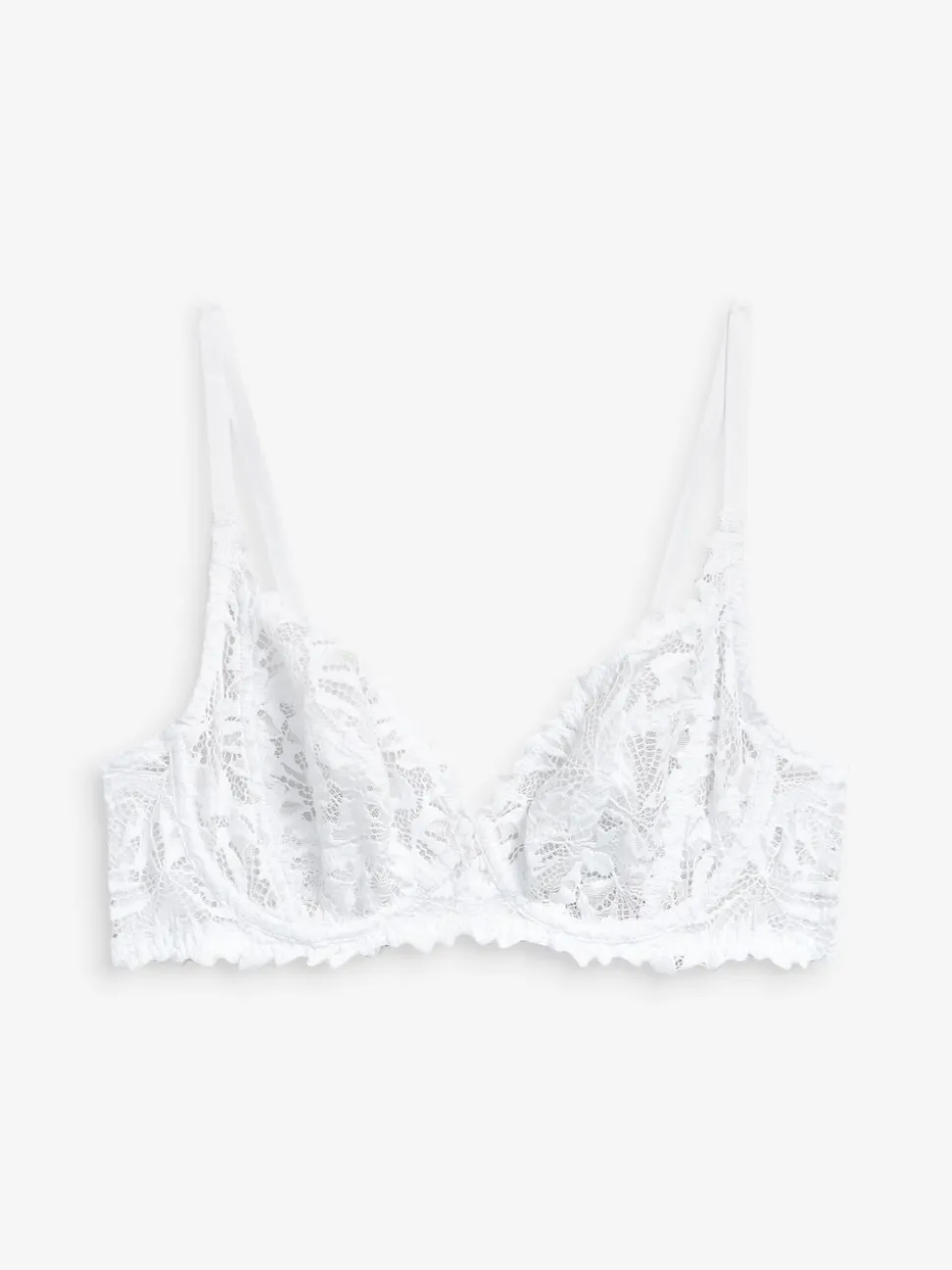 Wit - Kanten ultieme comfortabele beha