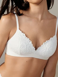 Wit - Kanten ultieme comfortabele beha