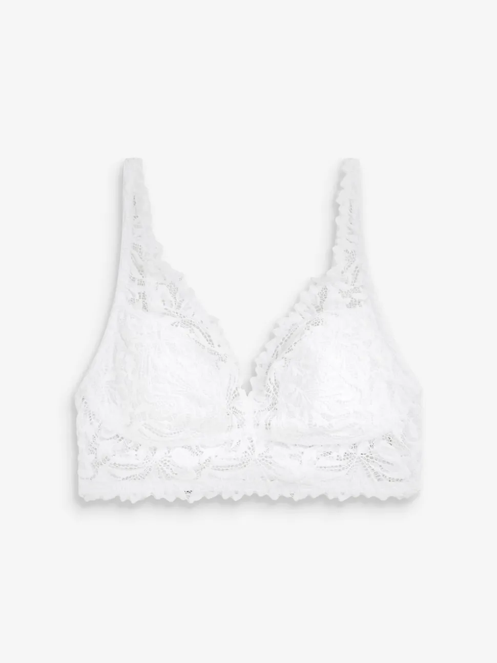 Wit - Kanten ultieme comfortabele beha