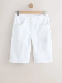 Wit - Knielange short