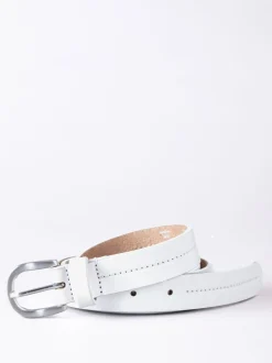Wit - Lakeland Leather - Kendal - Leren riem