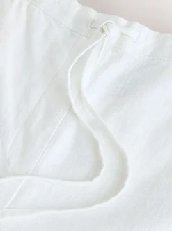 Wit - Linen Blend Pull On Shorts