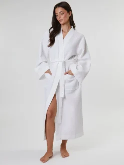 Wit - Loungeable Waffle 100% Cotton Robe
