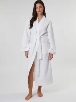 Wit - Loungeable Waffle 100% Cotton Robe