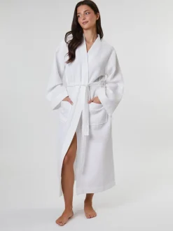 Wit - Loungeable Waffle 100% Cotton Robe