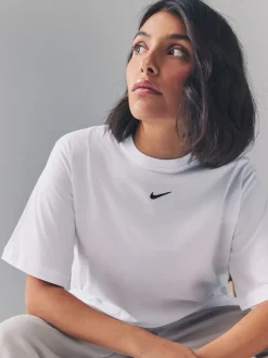 Wit - Nike Sportkleding Essential T-shirt