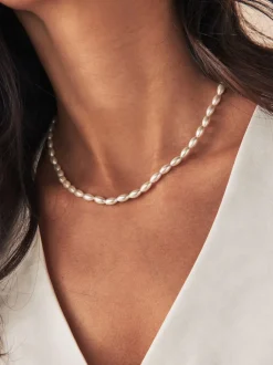 Wit - Pearl Effect Short Necklace