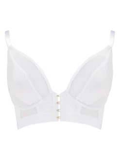 Wit - Pour Moi India beugelbustier met voorsluiting
