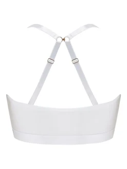 Wit - Pour Moi India beugelbustier met voorsluiting