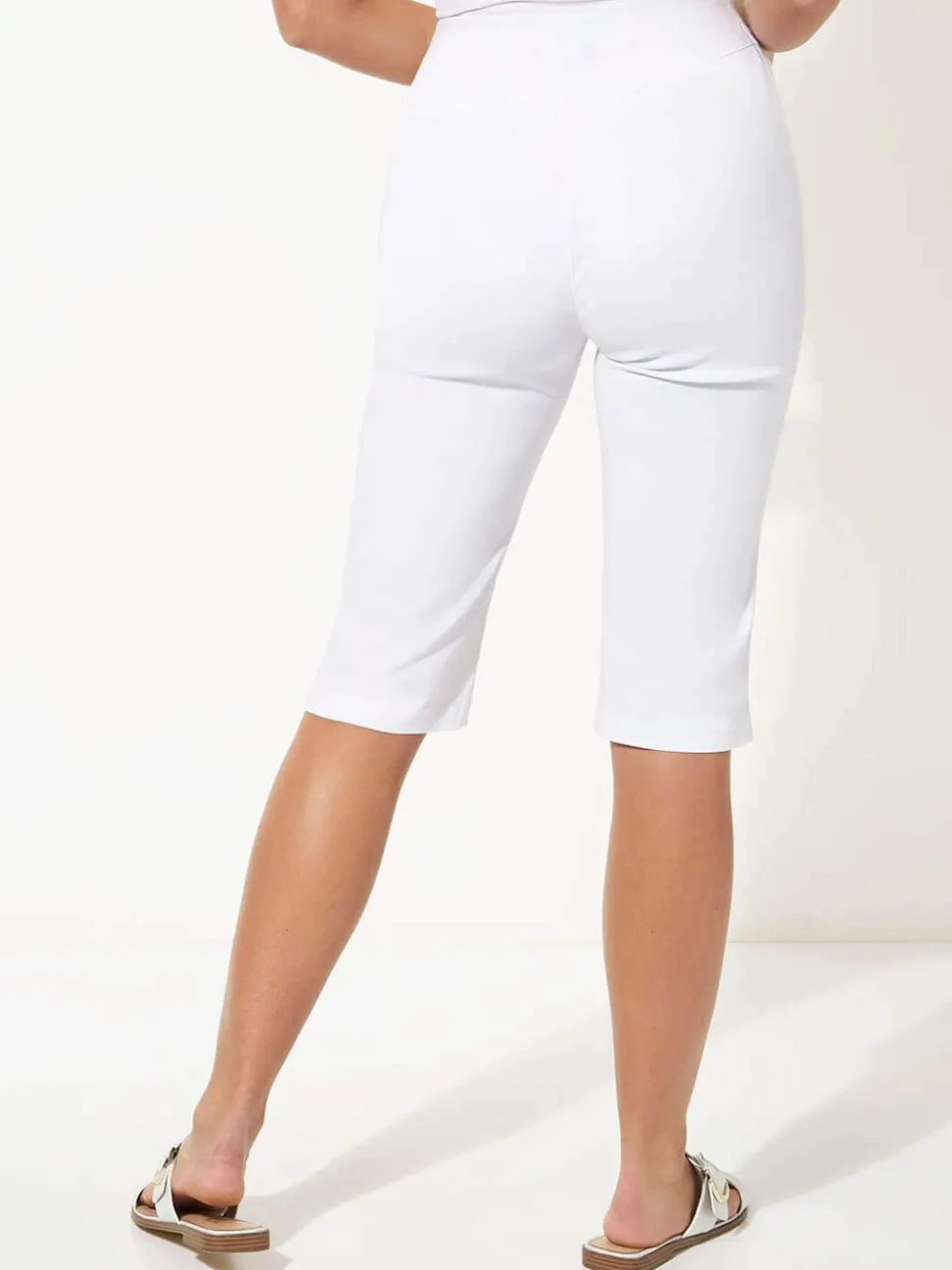 Wit - Roman - Knielange stretchshort