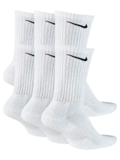 Wit - Ronde hals - Nike - 6 Paar verzachte sokken voor alle dagen