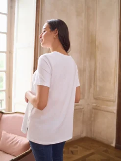 Wit - Seraphine Maternity Short Sleeve Cotton Modal T-Shirt