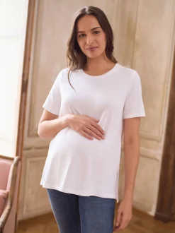 Wit - Seraphine Maternity Short Sleeve Cotton Modal T-Shirt