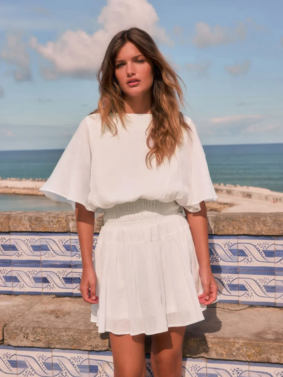 Wit - Shirred Waist Playsuit