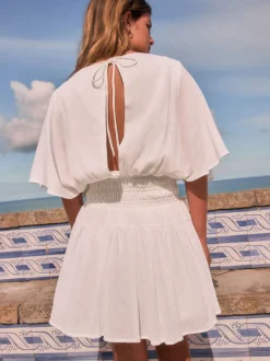 Wit - Shirred Waist Playsuit