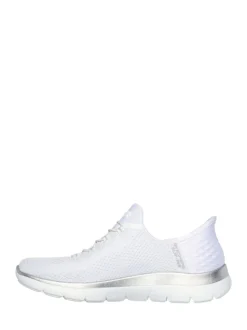 Wit - Skechers dames instappers Summits Dazzling Haze sneakers