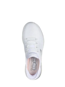 Wit - Skechers dames instappers Summits Dazzling Haze sneakers