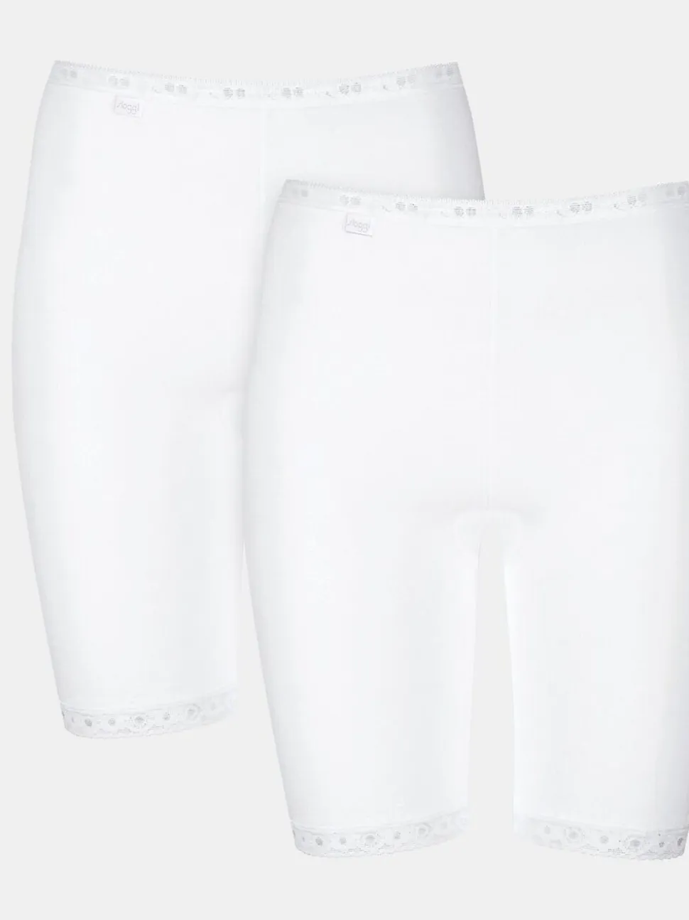 Wit - Sloggi Basic+ set van 2 lange shorts