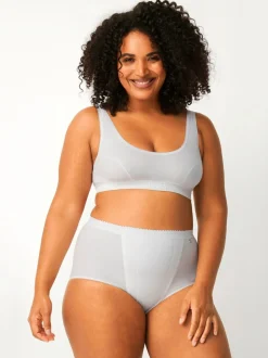 Wit - Sloggi set van 2 buikcorrigerende slips