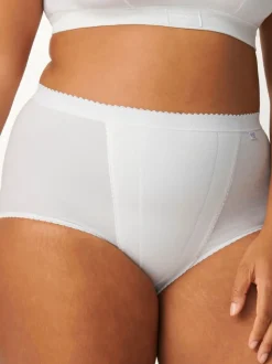 Wit - Sloggi set van 2 buikcorrigerende slips
