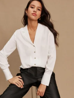 Wit - Soft Revere Collar Long Sleeve Shirt