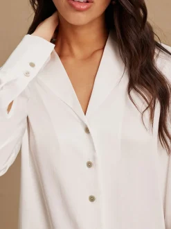 Wit - Soft Revere Collar Long Sleeve Shirt