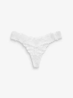 Wit - Ultimate Comfort kanten slip verpakking van 2