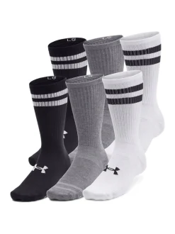 Wit - Under Armour Essentials Crew Socks 6 Pack