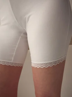 Wit - Verkoelende katoenen shorts voor de menopauze
