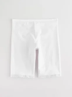 Wit - Verkoelende katoenen shorts voor de menopauze