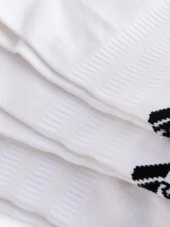 Wit - Verpakking van 3 adidas paar lage verzachte sokken