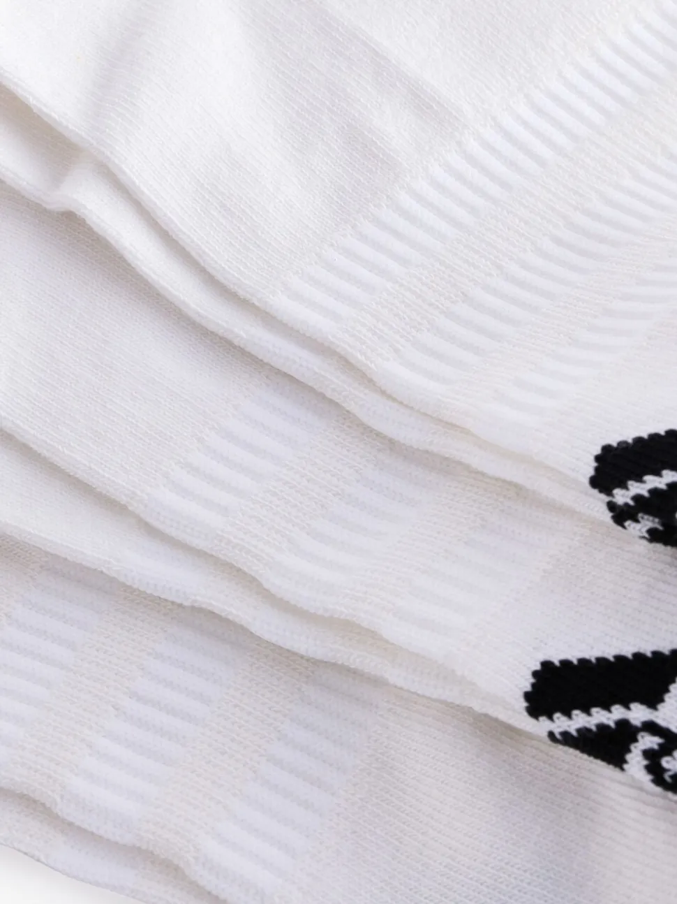 Wit - Verpakking van 3 adidas paar lage verzachte sokken