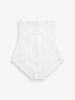Wit - Vormende slip met stevige buikcorrectie