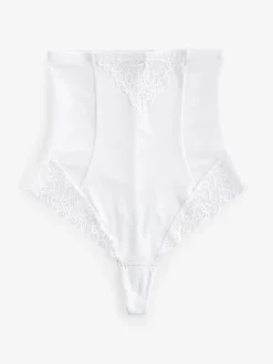 Wit - Vormende slip met stevige buikcorrectie