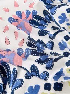 Wit - White Stuff Sophie sjaal met print