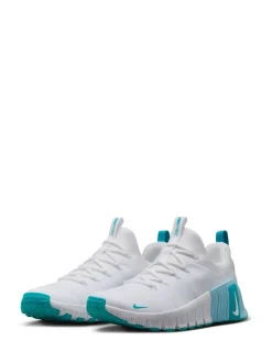 Wit blauwgroen - Nike Free Metcon 6 trainingsschoenen