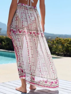 Wit met bloemenprint - B by Ted Baker - Tuniek met bloemenprint