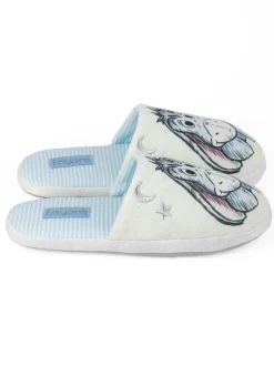 Wit met Eeyore - Vanilla Underground winterse pantoffelmuiltjes voor dames